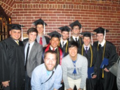 Sixers at graduation missing a few others